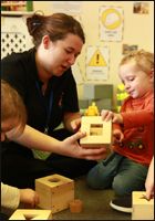 Staff at Over The Rainbow Nursery Ashton